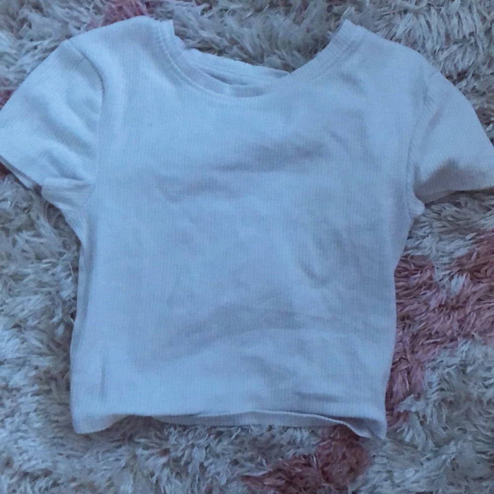 White Crop Top
